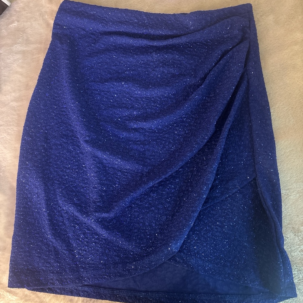 Elegant Blue Women's Skirt